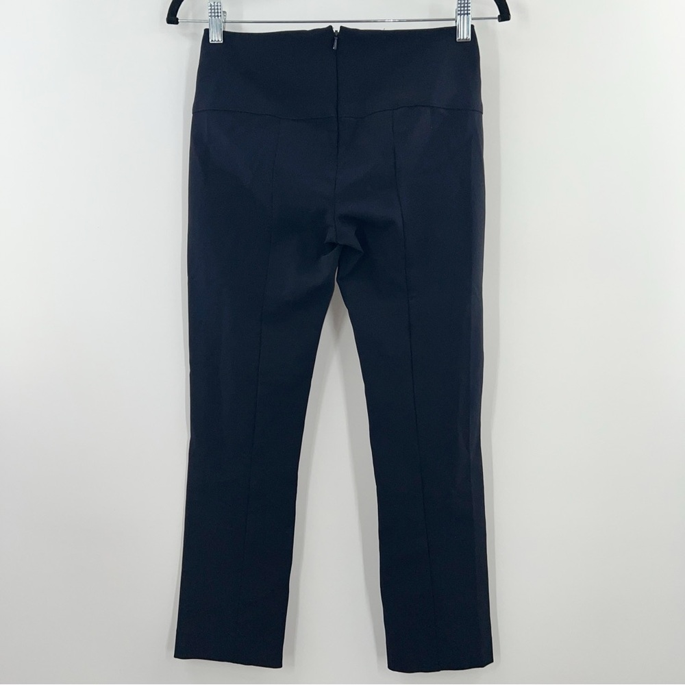 Veronica Beard Scuba Slim-Fit Navy High-Rise Cropped Pant size 2 - Picture 4 of 9